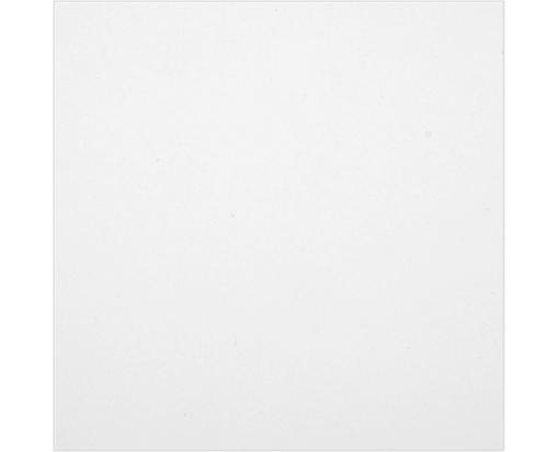 5 1/4 x 5 1/4 Square Flat Card White - 100% Recycled