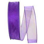1 1/2" Sheer Lovely Value Wired Edge Ribbon, 50 Yards