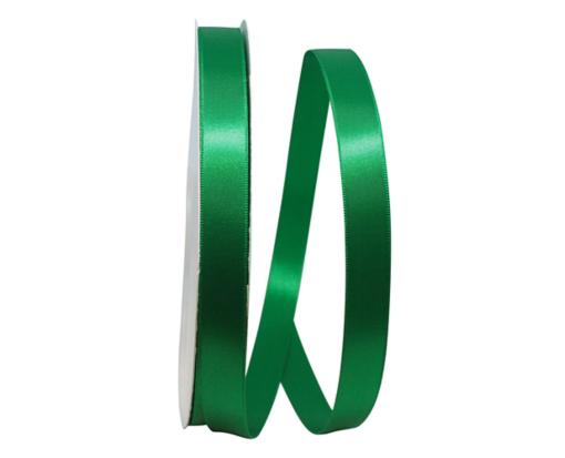 5/8" Double Face Allure Satin Ribbon, 100 Yards Emerald Green
