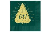 Holiday Cocktail Napkin (25 per pack) - (4 3/4 x 4 3/4)