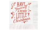 Holiday Cocktail Napkin (25 per pack) - (4 3/4 x 4 3/4) Little Christmas