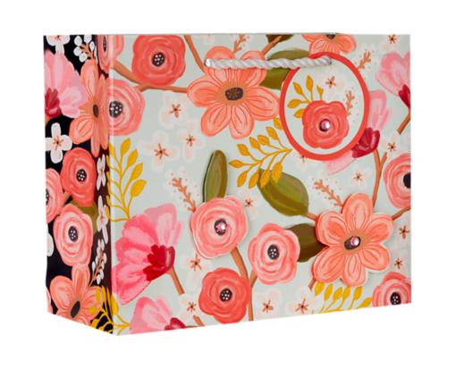 Medium (10 x 8 x 4) Gift Bag - (Pack of 120) Gypsy Floral