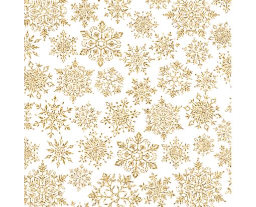 Industrial-Size Wrapping Paper Roll - 833 ft x 24 in (1666 sq ft) Sparkle Flake Gold