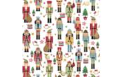 Industrial-Size Wrapping Paper Roll - 833 ft x 24 in (1666 sq ft) - Traditional Nutcracker