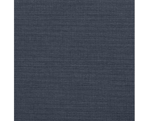 5 3/4 x 5 3/4 Square Flat Card Nautical Blue Linen