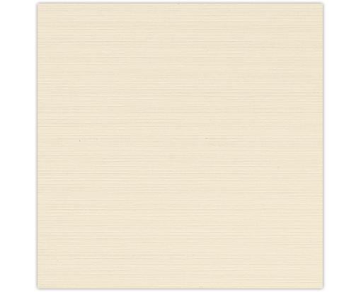 5 3/4 x 5 3/4 Square Flat Card Natural Linen