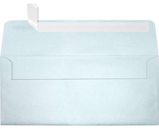 #10 Square Flap Envelope (4 1/8 x 9 1/2) Aquamarine Metallic
