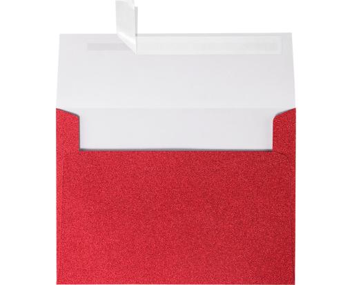 A7 Invitation Envelope (5 1/4 x 7 1/4) Holiday Red Sparkle