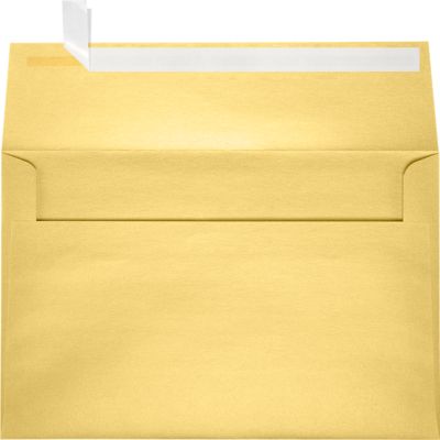 Gold Metallic A9 Envelopes Square Flap 5 3 4 X 8 3 4 Envelopes