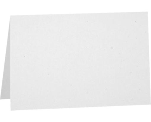 5 x 7 Folded Card White 100% Recycled 110lb.