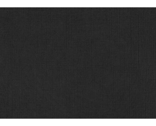 5 x 7 Flat Card Black Linen