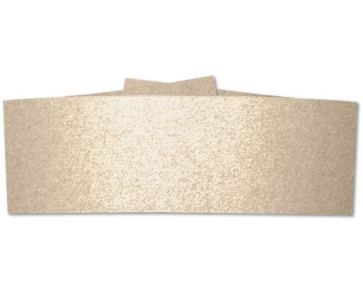 5 x 2 Belly Band Taupe Metallic