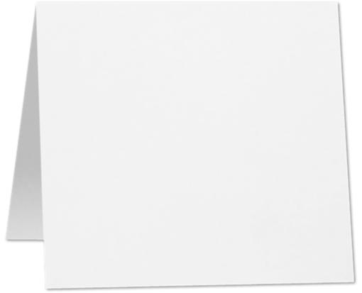 5 x 5 Square Folded Card White 120lb.