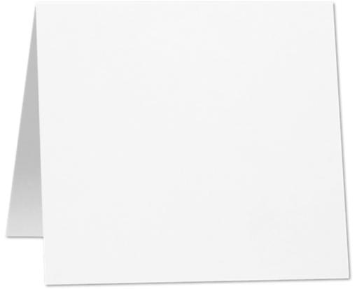 5 x 5 Square Folded Card Brilliant White 100% Cotton 92lb.