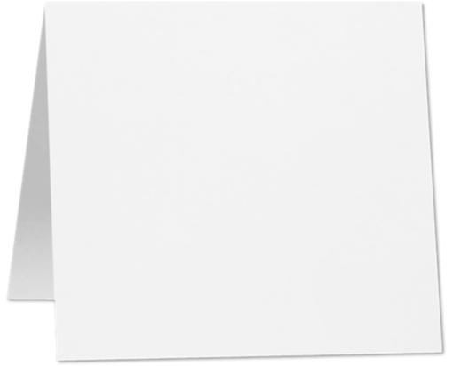 5 x 5 Square Folded Card White 100% Recycled 110lb.