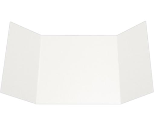 6 1/4 x 6 1/4 Gatefold Invitation White - 100% Recycled