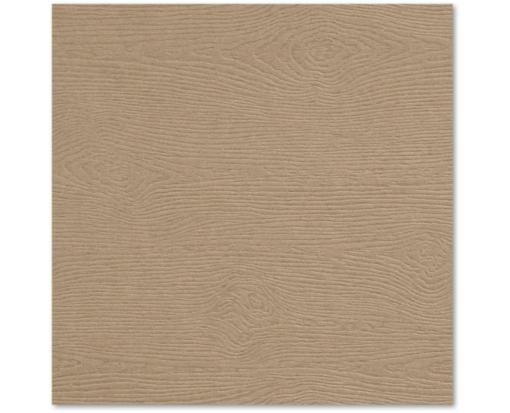 6 1/4 x 6 1/4 Flat Card Oak Woodgrain