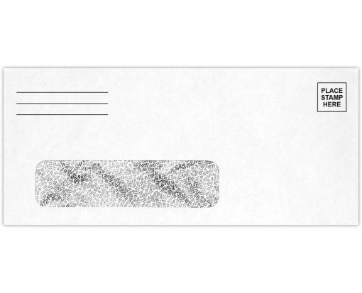 #9 Window Envelope (3 7/8 x 8 7/8) White w/Security Tint - Stamp