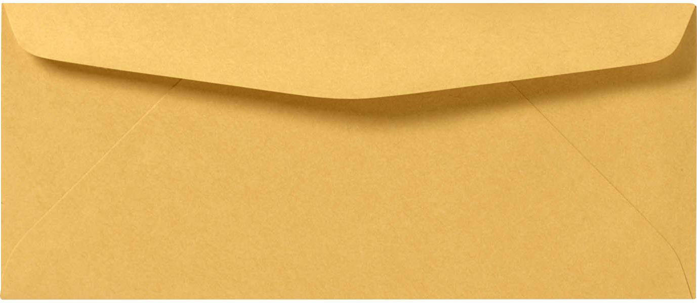 - 24lb Bond Golden Kraft 4 3/4 x 11 Business Envelopes #12 Size 100 Pack 