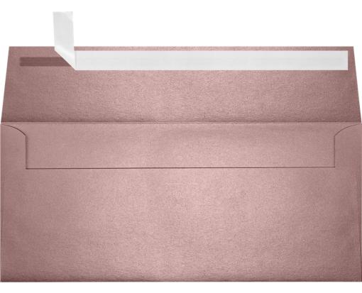 #9 Slimline Square Flap Envelope (3 7/8 x 8 7/8) Misty Rose Metallic