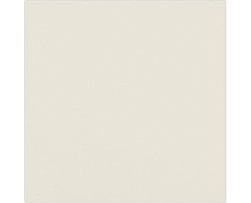 7 3/4 x 7 3/4 Square Flat Card Natural White - 100% Cotton