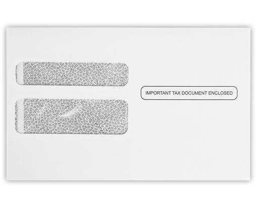W-2 /1099 Envelope (5 3/4 x 9 1/4) 24lb. White w/ Security Tint