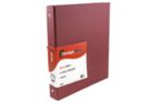 10 3/8 x 1 x 11 5/8 Premium Linen Textured 1 inch Binders, 3 Ring Binder (Pack of 1) Red