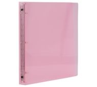 10 3/8 x 3/4 x 11 5/8 Plastic 0.75 inch Binder, 3 Ring Binder (Pack of 1)