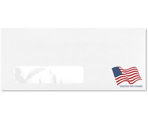 #10 Window Envelope (4 1/8 x 9 1/2) Patriotic