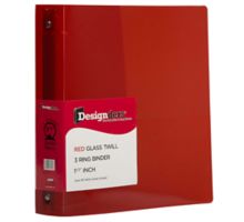 10 3/8 x 1 1/2 x 11 5/8 Plastic 1.5 inch Binder, 3 Ring Binder (Pack of 1)