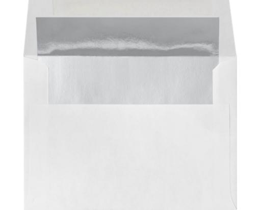 A2 Invitation Envelope (4 3/8 x 5 3/4) Silver Foil Lining