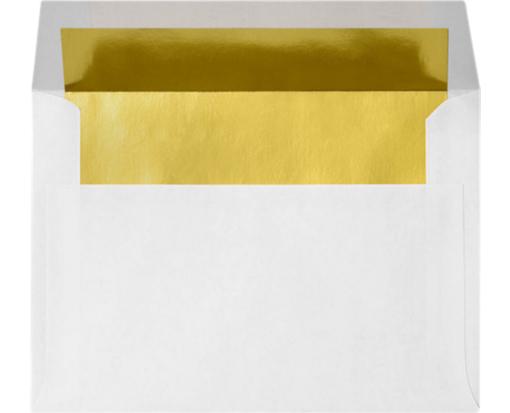 A2 Invitation Envelope (4 3/8 x 5 3/4) Gold Foil Lining