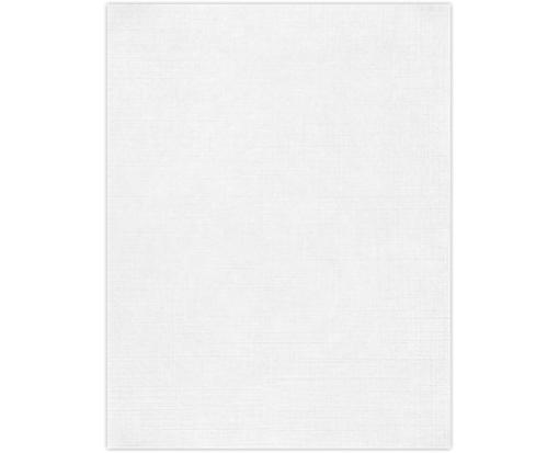 8 1/2 x 11 Cardstock White Linen