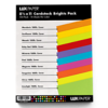8 1/2 x 11 Cardstock Brights Variety Pack of 100 Bright Variety Assorted