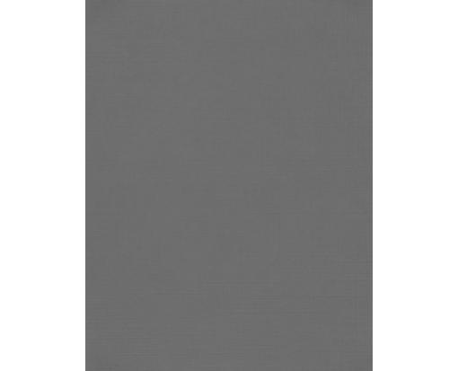 8 1/2 x 11 Cardstock Sterling Gray Linen