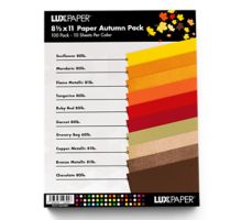 8 1/2 x 11 Paper Autumn Variety Pack of 100
