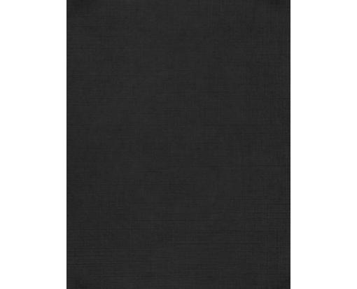 8 1/2 x 11 Paper Black Linen