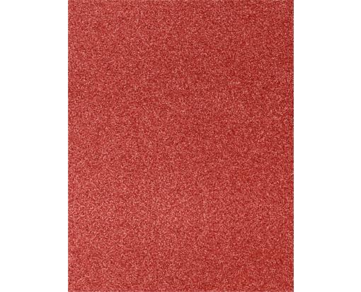 8 1/2 x 11 Paper Holiday Red Sparkle