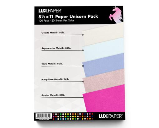 8 1/2 x 11 Paper Unicorn Variety Pack of 100 Unicorn