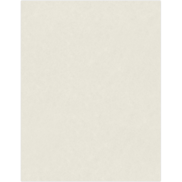 8 1/2 x 11 Cardstock 184lb. Natural White - 100% Cotton