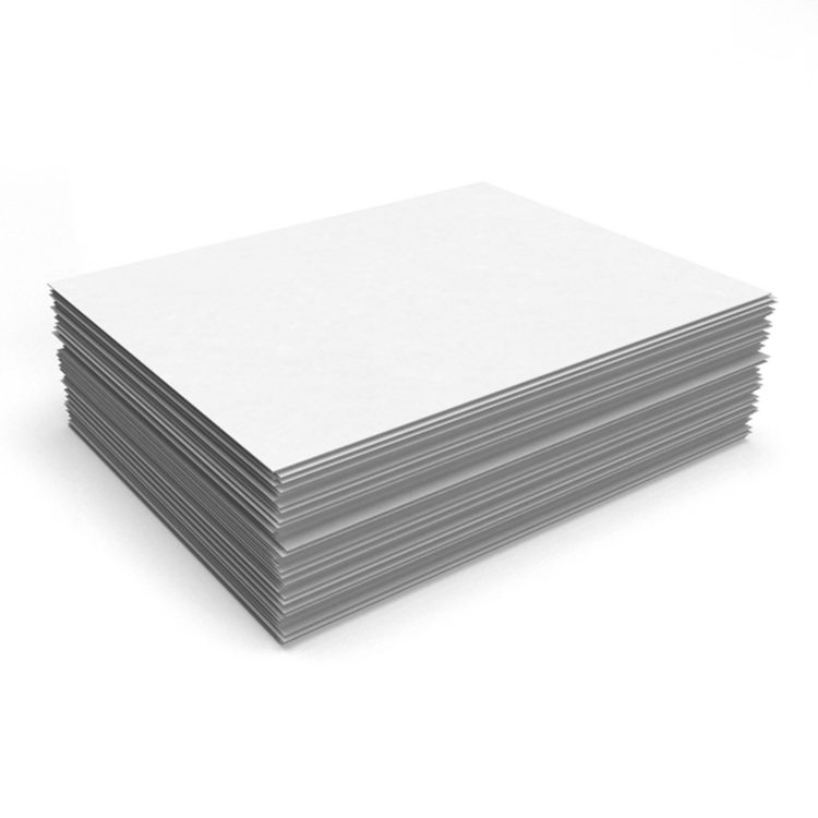 8 1/2 x 11 Cardstock 236lb. Brilliant White - 100% Cotton