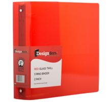 10 3/8 x 2 1/4 x 11 5/8 Plastic 2 inch, 3 Ring Binder (Pack of 1)