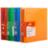 11 5/8 x 3 1/4 x 12 3/4 Plastic 3 inch, 3 Ring Binders (Pack of 4)