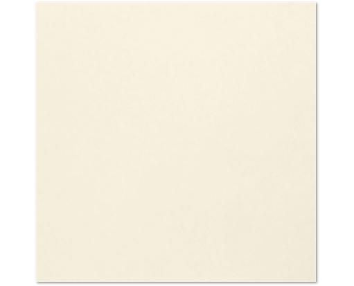 8 3/4 x 8 3/4 Square Flat Card Natural White 100% Cotton 118lb.