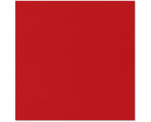 8 3/4 x 8 3/4 Square Flat Card Ruby Red