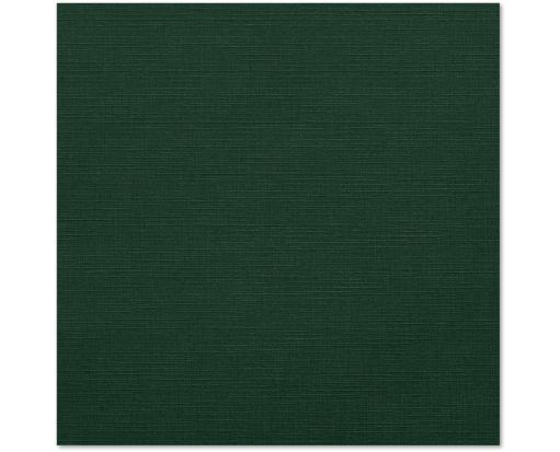 8 3/4 x 8 3/4 Square Flat Card Green Linen