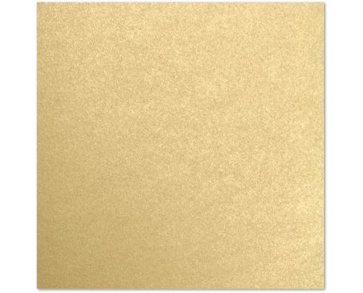8 3/4 x 8 3/4 Square Flat Card Blonde Metallic
