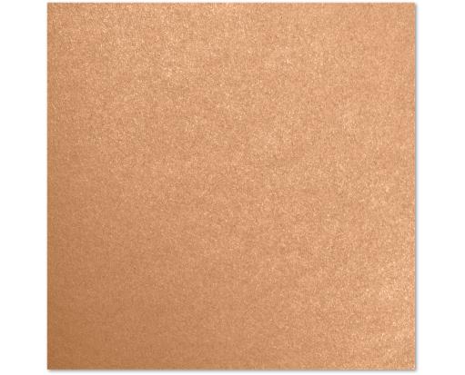 8 3/4 x 8 3/4 Square Flat Card Copper Metallic