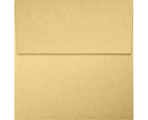 4 x 4 Square Envelope Blonde Metallic