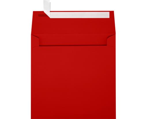 5 x 5 Square Envelope Holiday Red